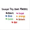 Sharpie Flip ChartMarker, Broad Bullet Tip, Assorted Colors, PK8 22478